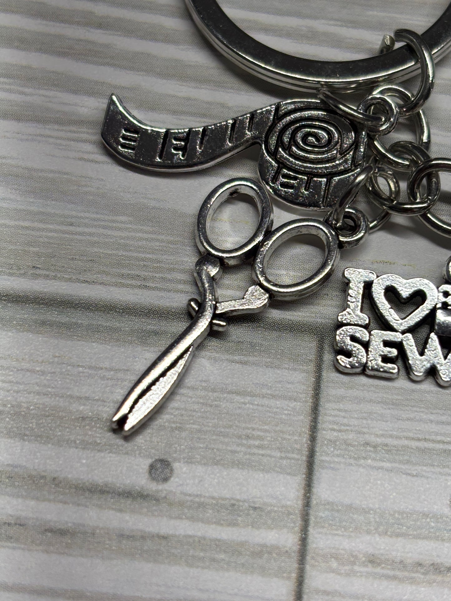 I love Sewing Keychain