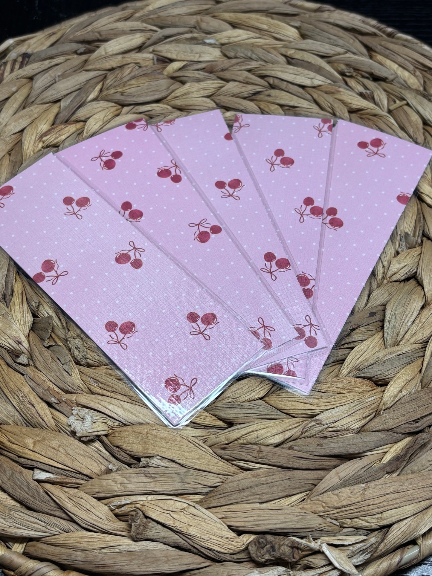 Cherries Traditional Bookmark