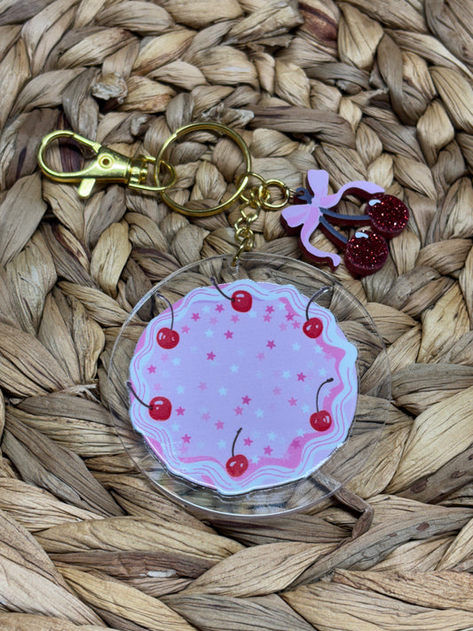 The Cherry Pie Bag & Keychain Charm