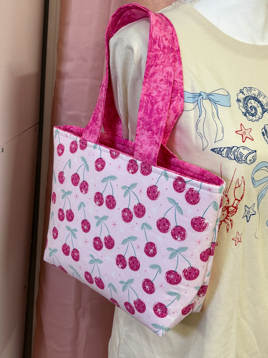 The Mini Disco Picnic Cherry Tote Bag