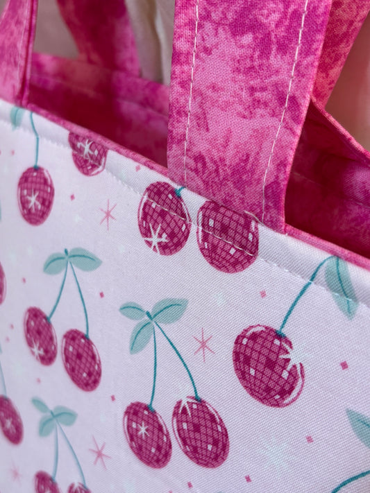 The Mini Disco Picnic Cherry Tote Bag