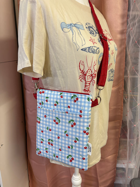 The Blue Picnic Cherry Crossbody Bag