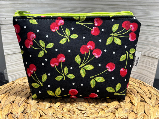 The Green Picnic Cherry Accessory Bag