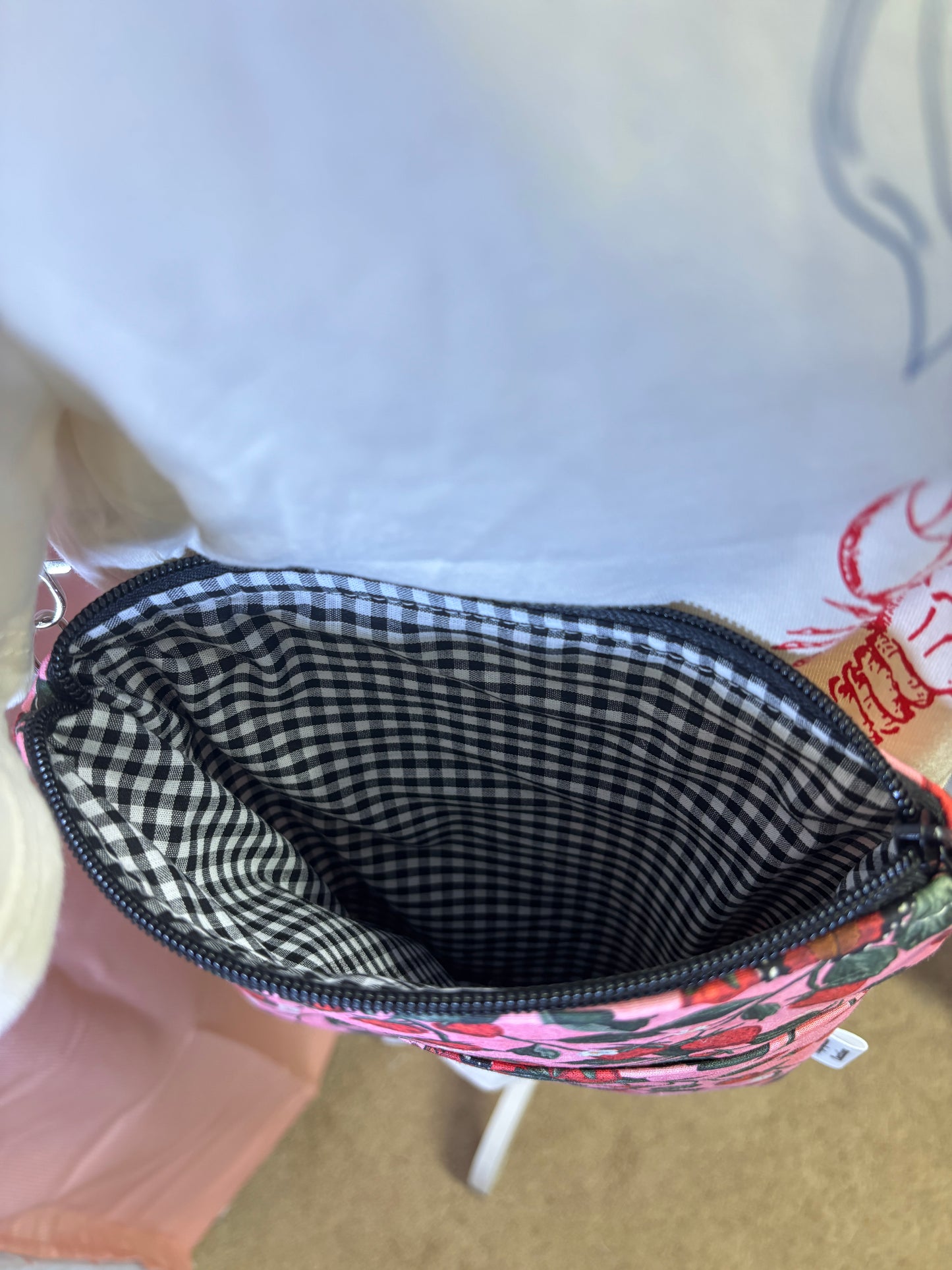 The  Strawberry Butterfly Crossbody Bag