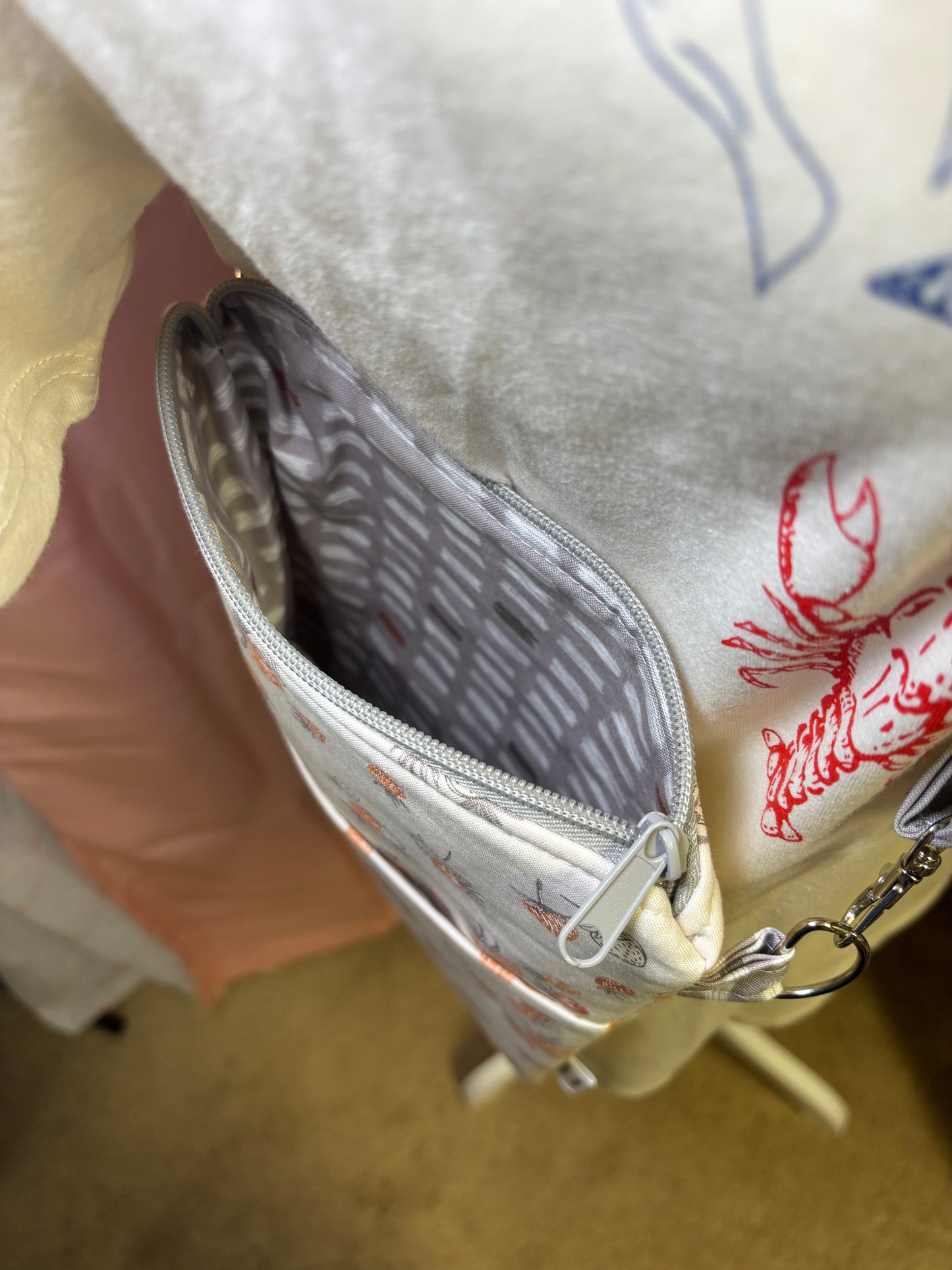 The White Strawberry Crossbody Bag