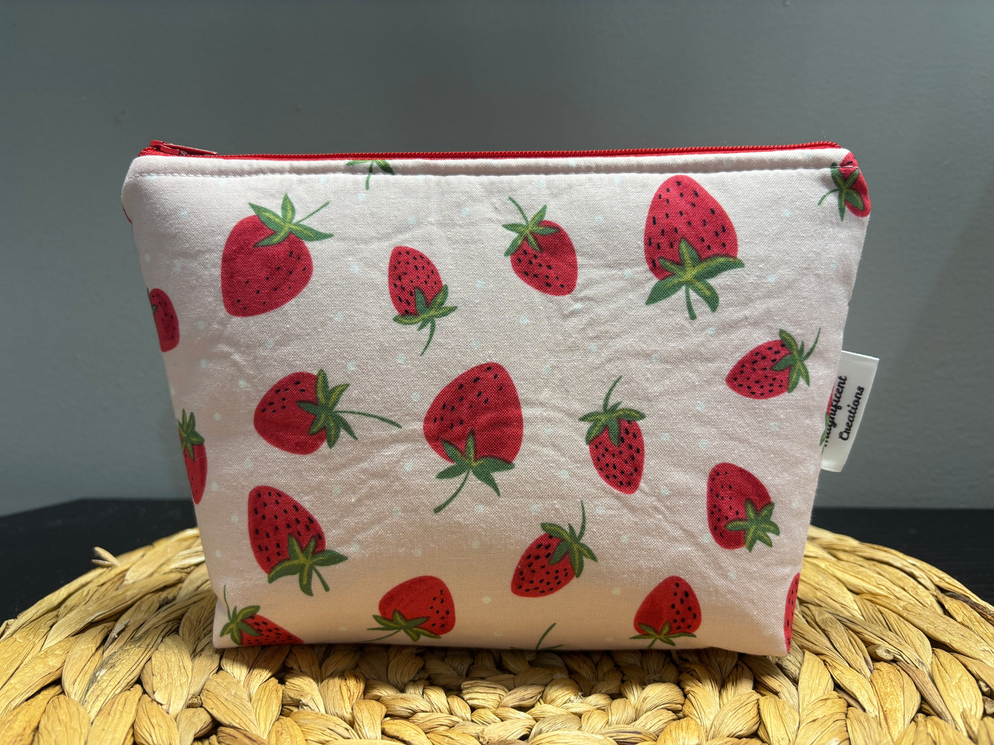 The Strawberry Picnic Make Up Bag