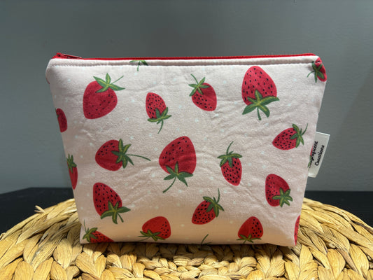 The Strawberry Picnic Make Up Bag