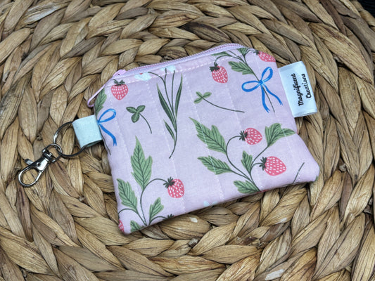 The Strawberry Bow Mini Wallet