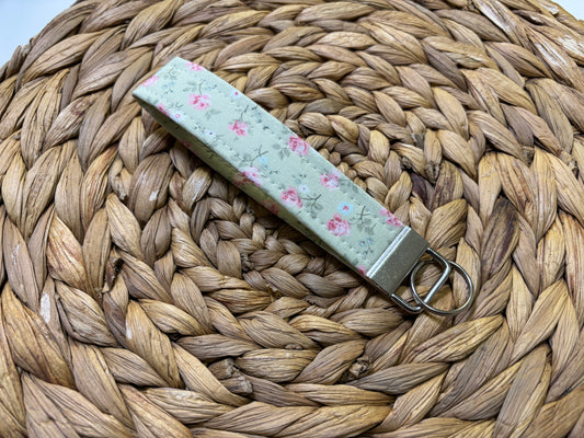Green Rose Keychain