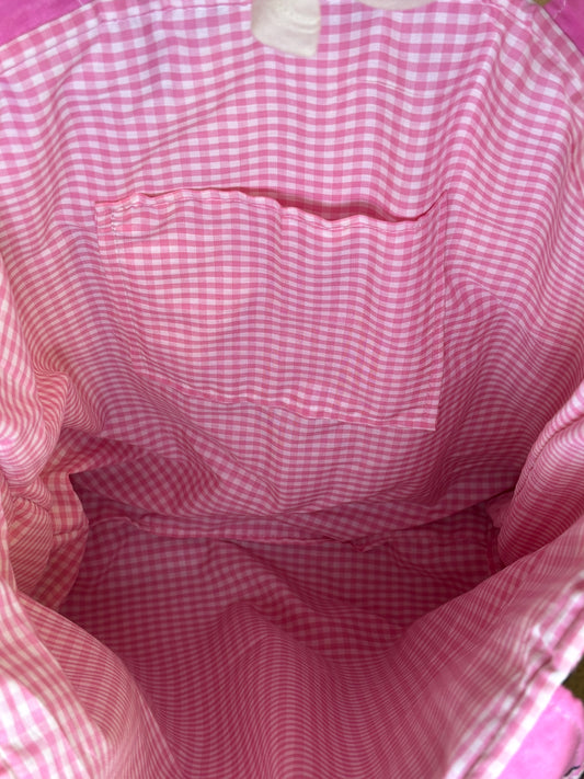 Pink Bandana Tote Bag