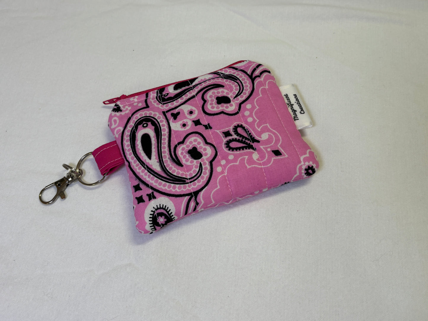 Pink Bandana Mini Wallet