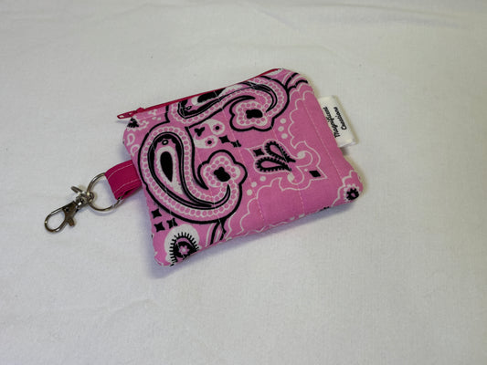 Pink Bandana Mini Wallet