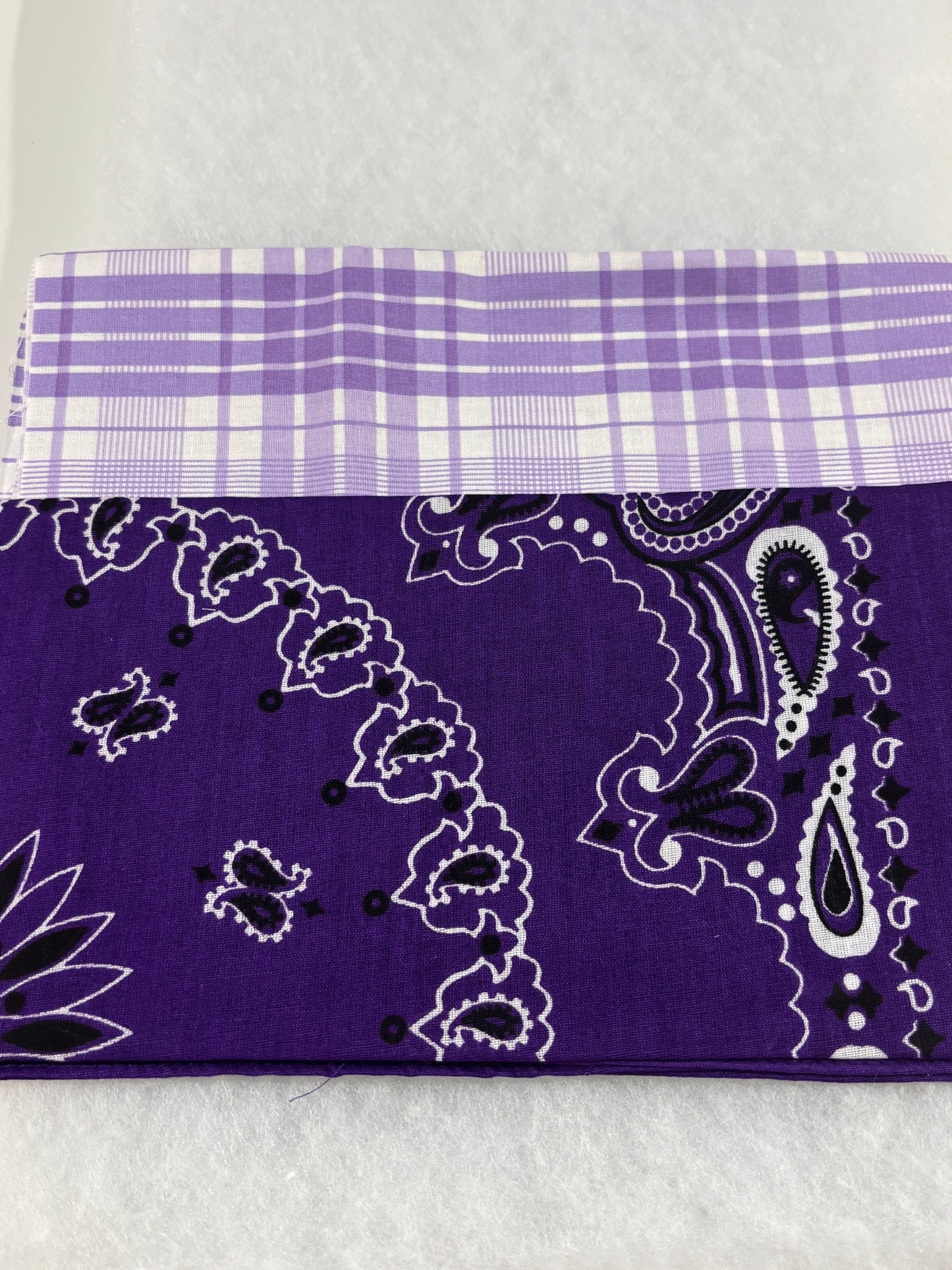 Purple Paisley Bandana Sew a Tote Bag Kit