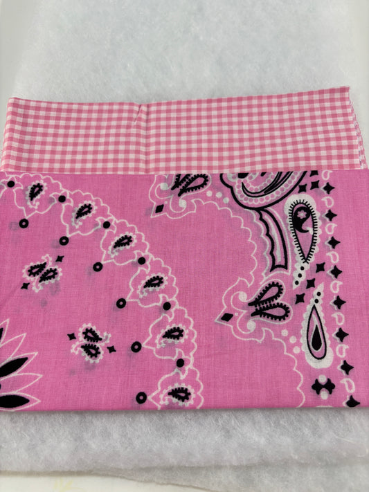 Pink Paisley Bandana Sew a Tote Bag Kit