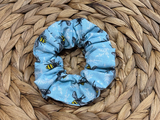 Bees on Blue