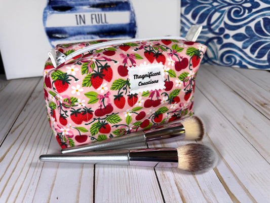 The Strawberry on Pink Everything Bag