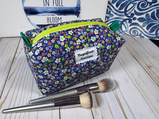 The Flowers on Blue Everything Bag