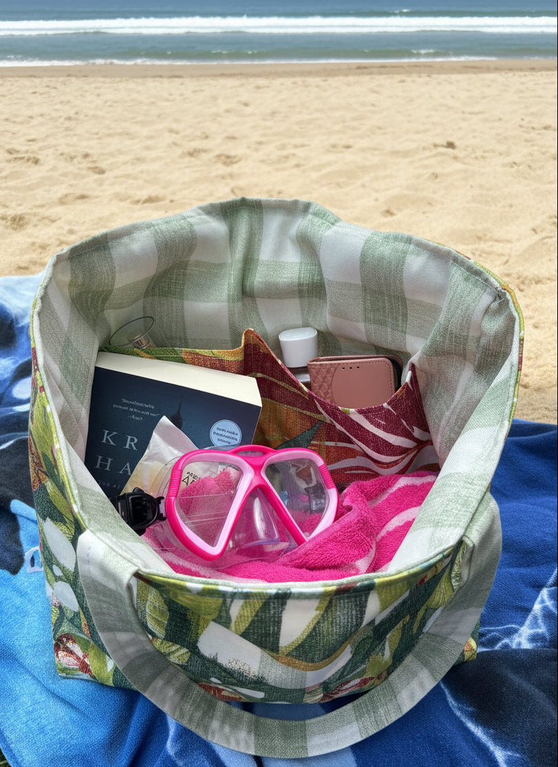 Palm Leaves Beach Tote Bag