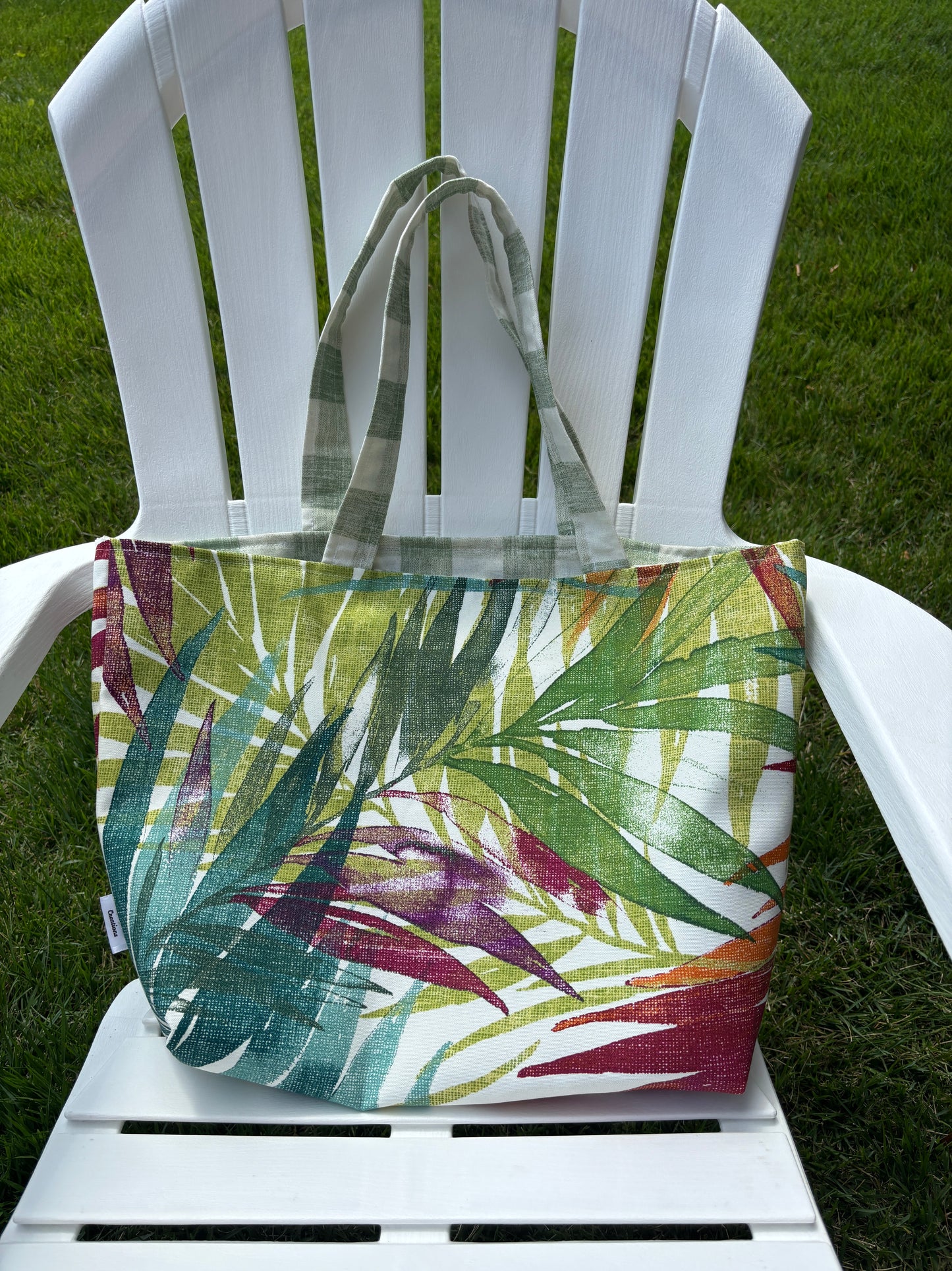 Palm Leaves Beach Tote Bag