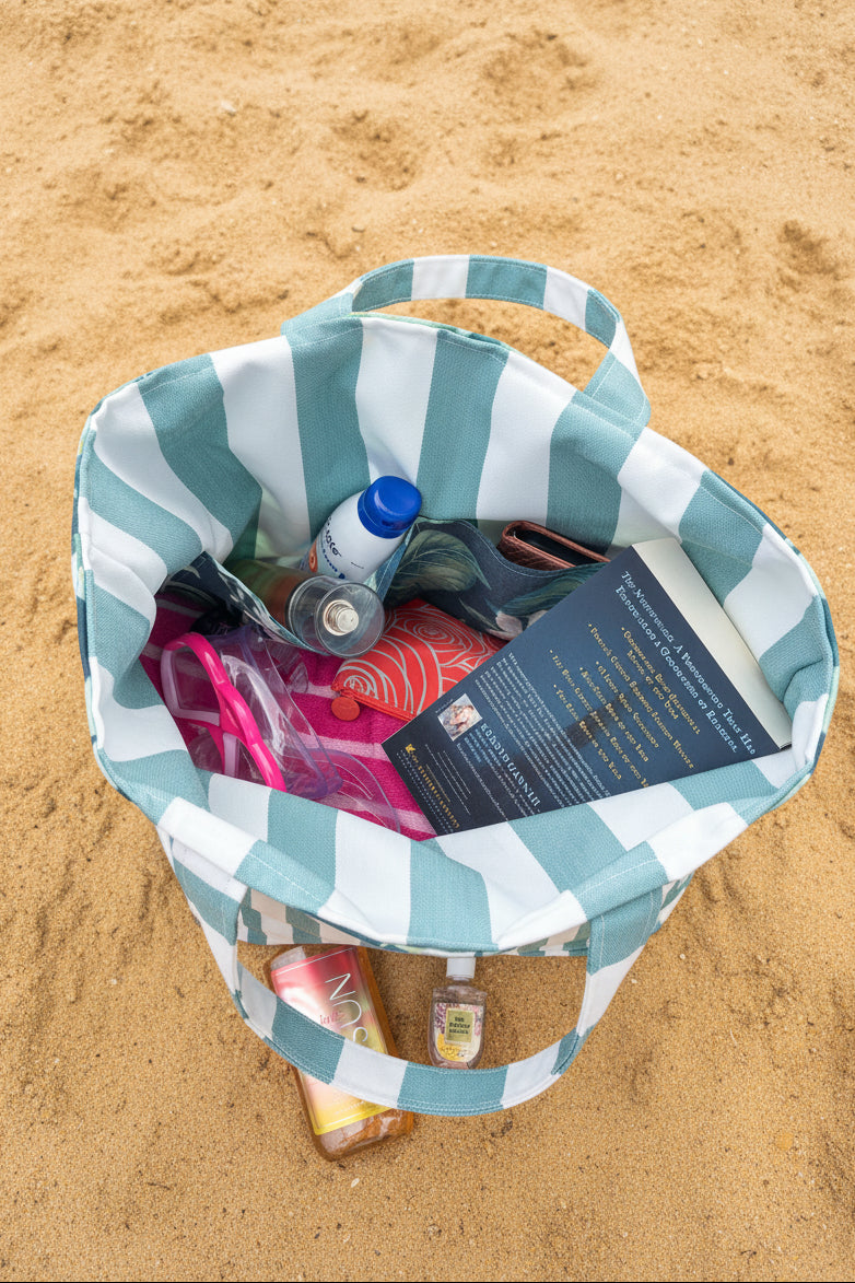 Tahiti Flower Beach Tote Bag