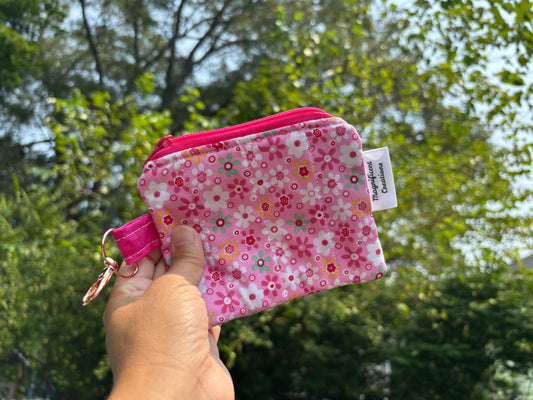 The Pink Flower Mini Wallet