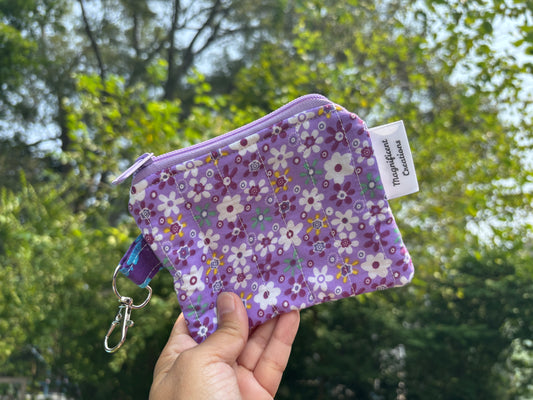 The Purple Flower Mini Wallet