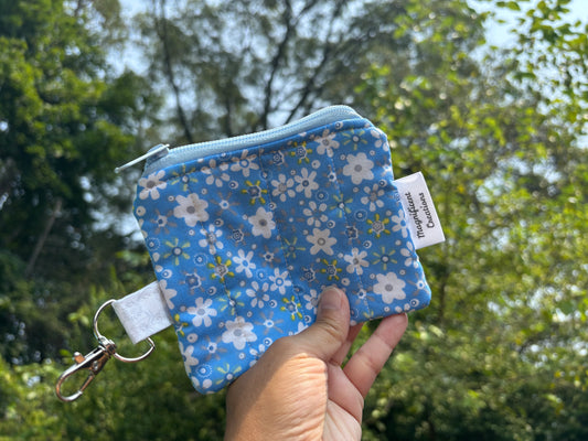 The Blue Flower Mini Wallet
