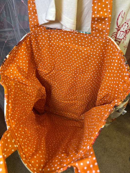 Fall Farm Truck Tote Bag