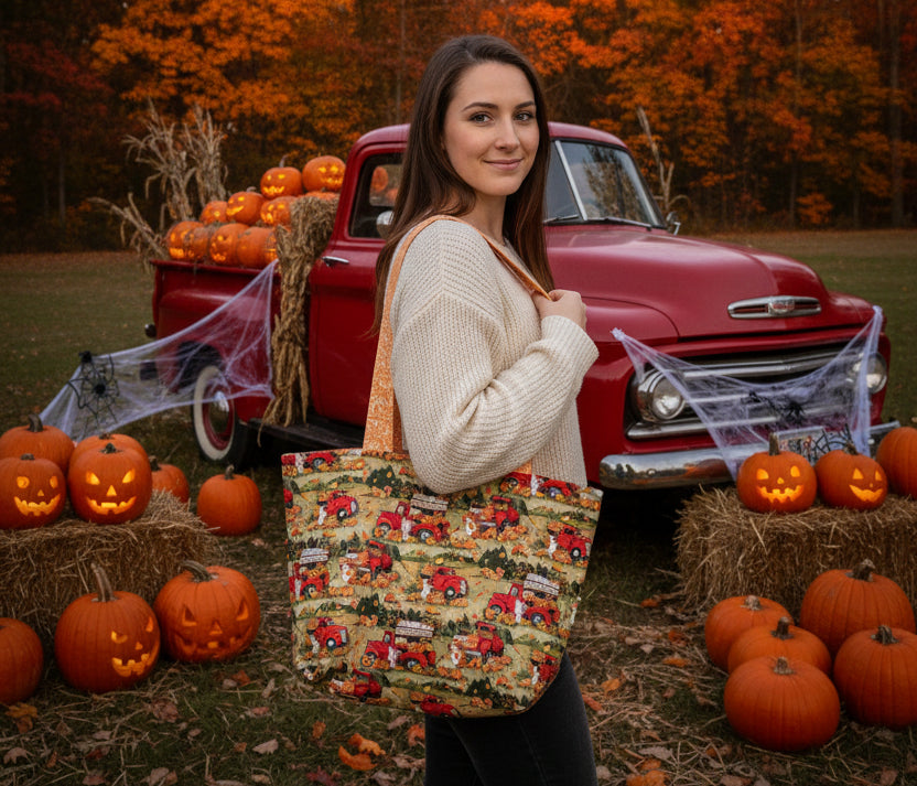 Trick O Treat Truck Tote Bag