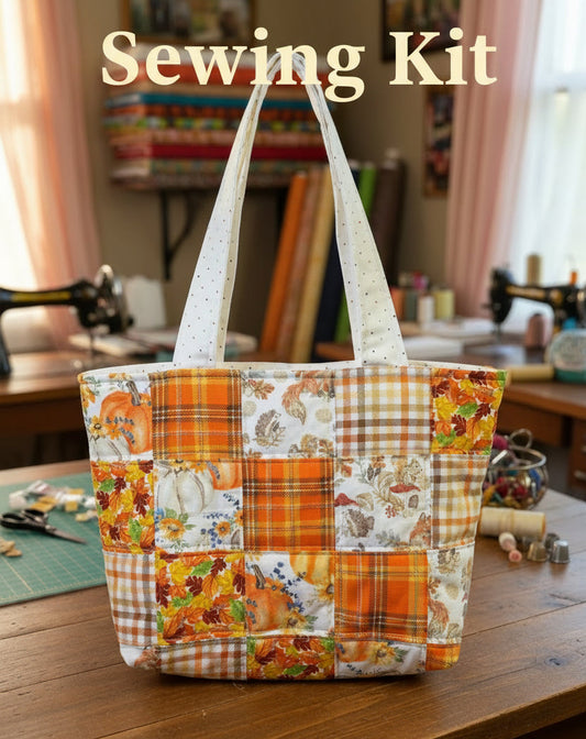 Fall Patch Sew a Tote Bag Kit