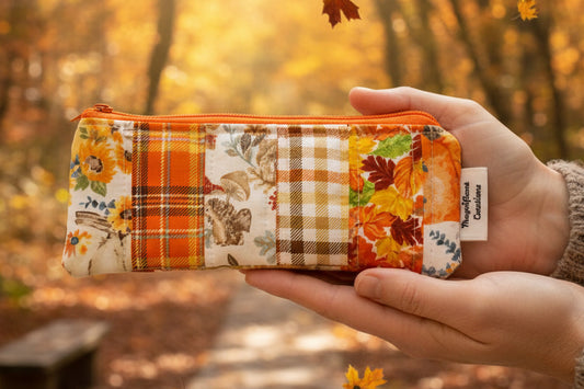Fall Patch Pencil & Sunglasses Case