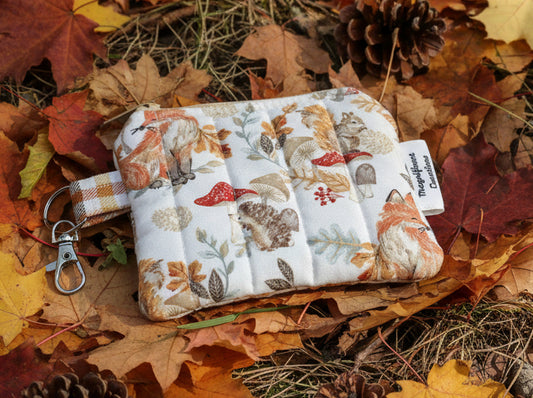 Fall Forest Animals Mini Wallet