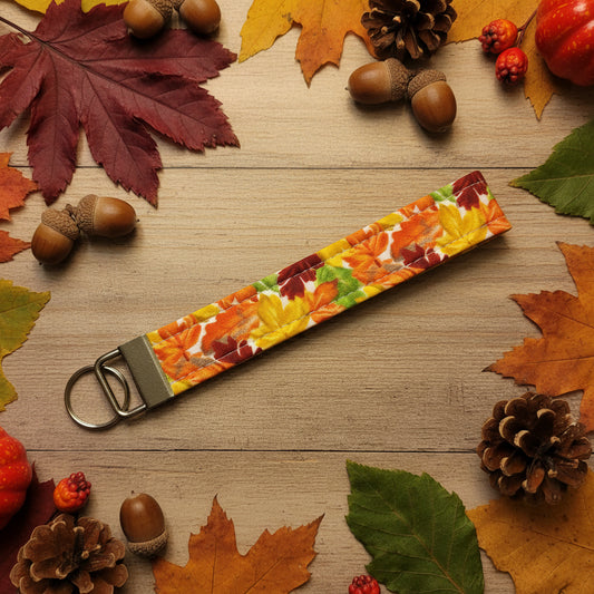 Fall Small Leaves Keychain