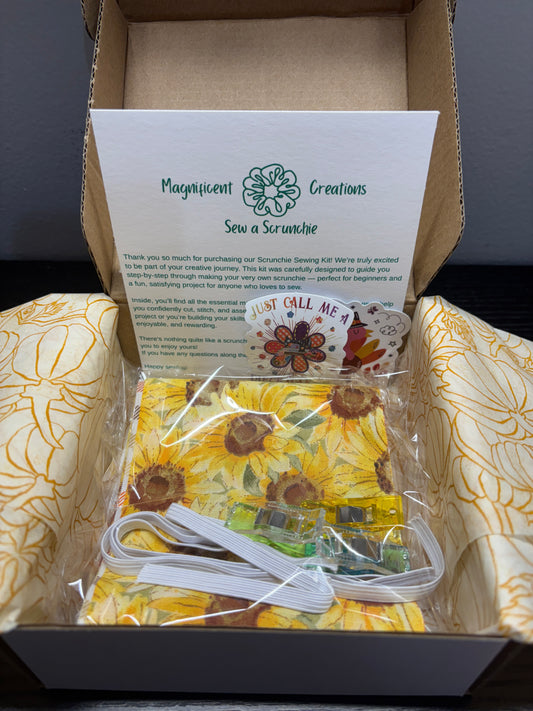 Fall Scrunchie Sew A kit