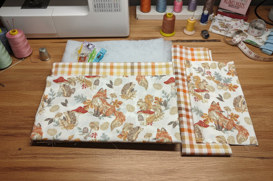 Fall Woodland Animals Sew a Tote Bag Kit
