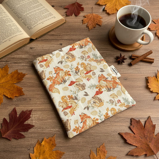 Fall Woodland Animals Book Sleeve