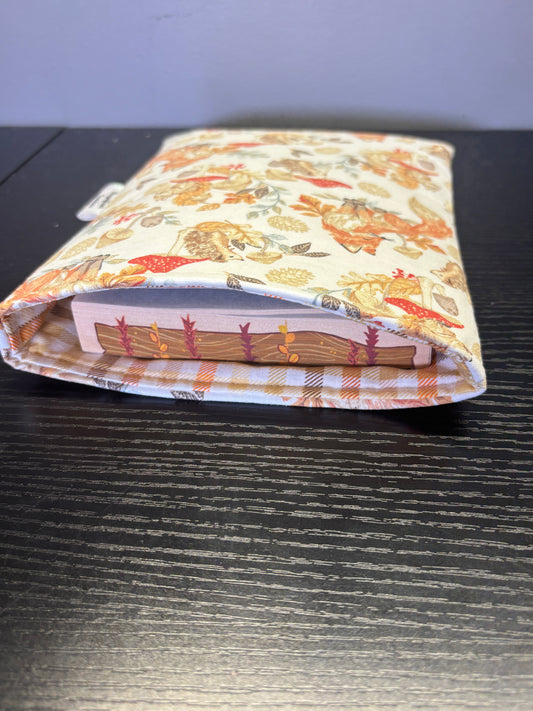 Fall Woodland Animals Book Sleeve