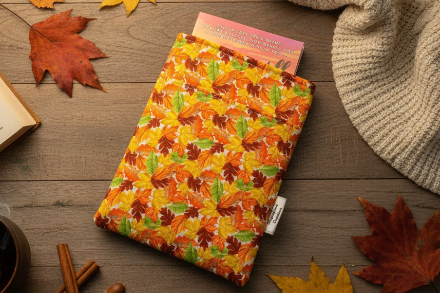 Fall Leaves Book Sleeve