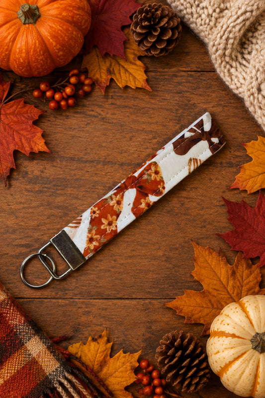 Fall Bow Keychain