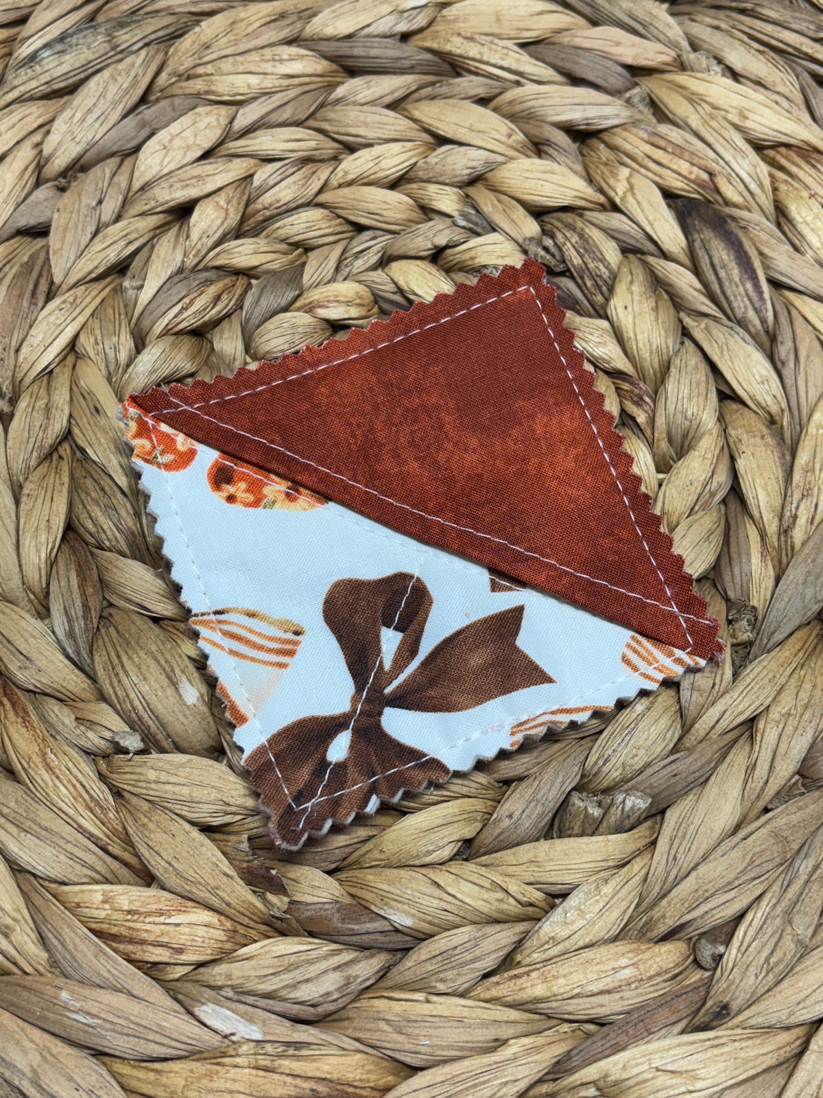 Fall Bow Corner Bookmark