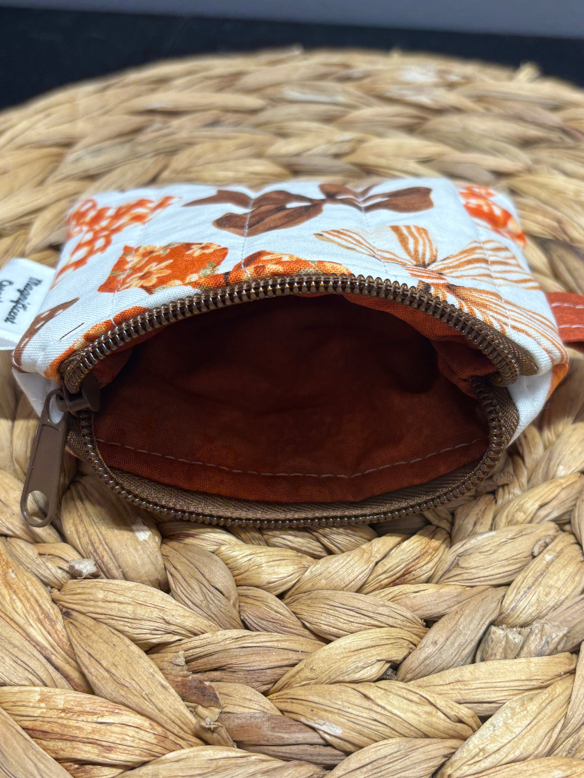 Fall Bow Mini Wallet