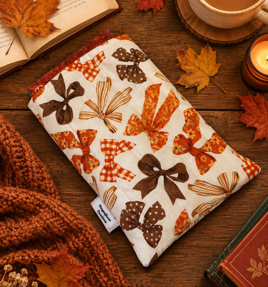 Fall Bow Book Sleeve