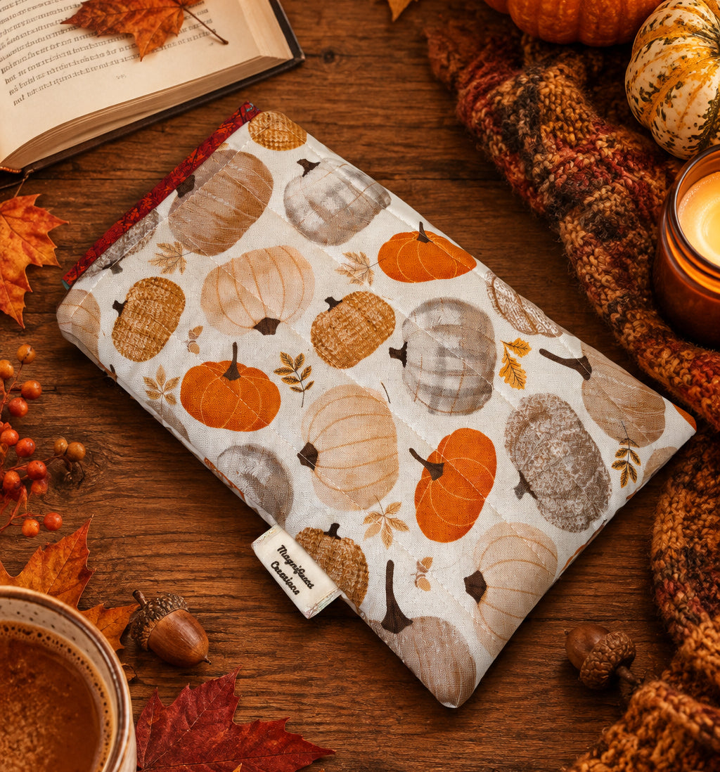 Fall Pumpkin Sweater Book Sleeve