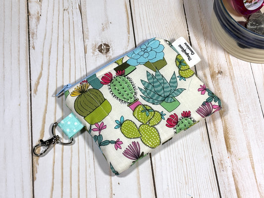 The Blue Cactus Mini Wallet