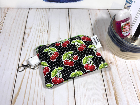 The Black Cherry Mini Wallet