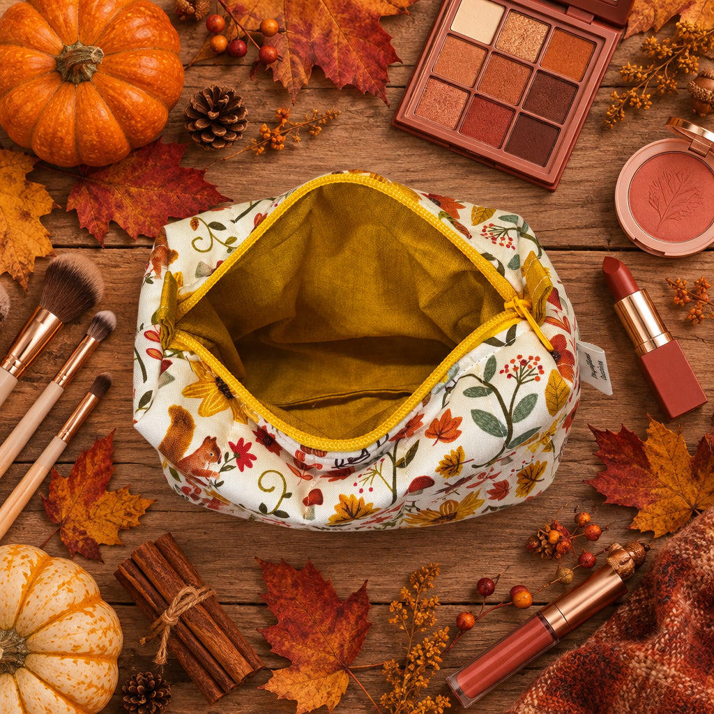 Fall Foliage Small Make Up Bag