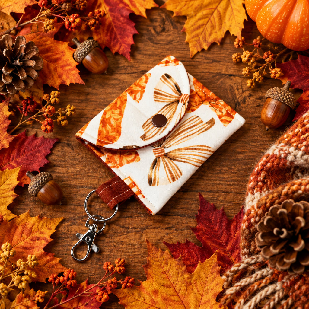 Fall Bow Earbud Case