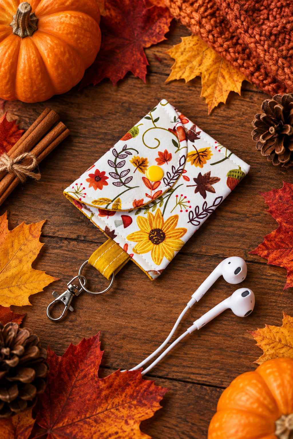 Fall Foliage Earbud Case