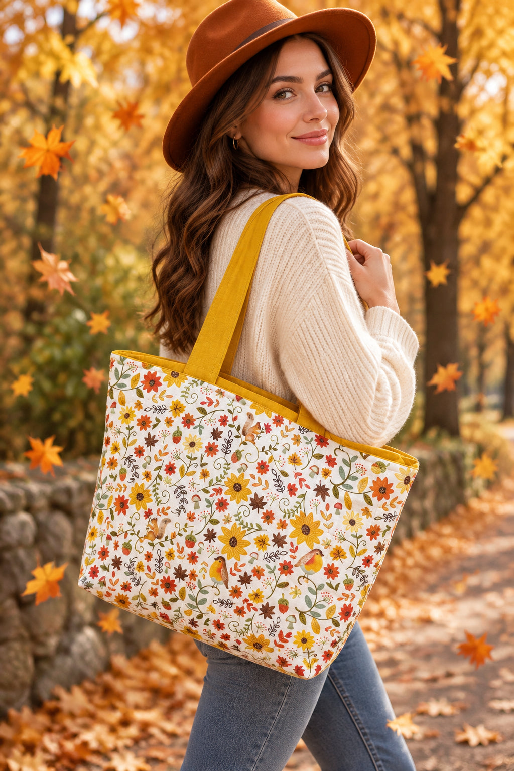 Fall Foliage Medium Tote Bag