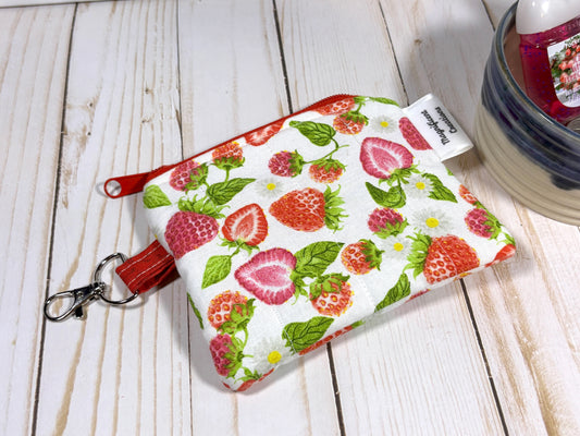 The Open Strawberry Mini Wallet